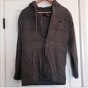 Amplify Gray Lined Hooded Jacket